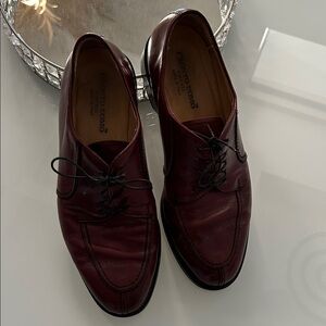 Pronto Uomo Men's Burgundy Leather Oxfords